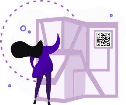 Use Map QR code