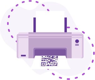 קוד QR בחומרי הדפסה