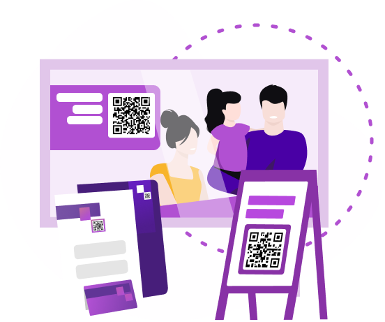 Kode QR dalam iklan