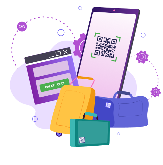 Suitcase QR Codes