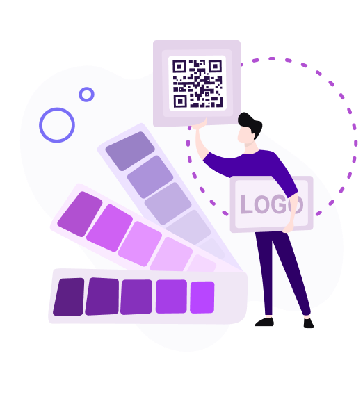QR מיט פֿארבן